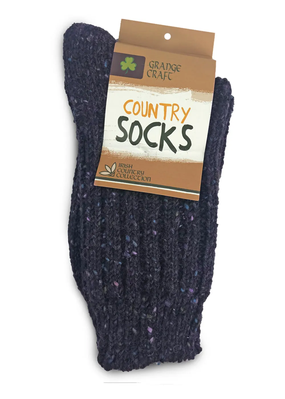 Country Irish Wool Socks - 100% Unisex