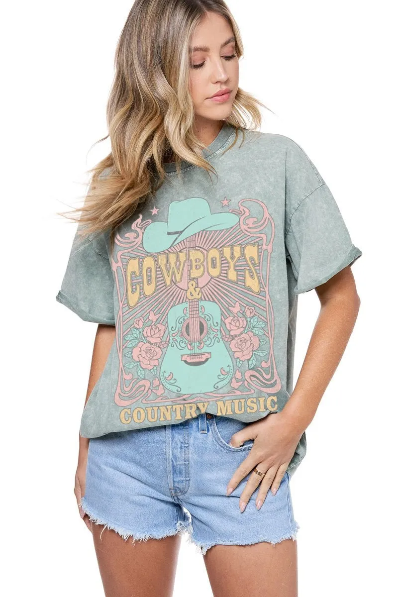 Country Music Tee - Cowboys T-Shirt