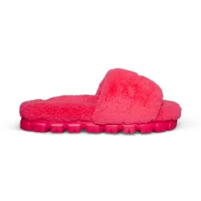 Cozetta Curly Pink Glow Slippers - Women's