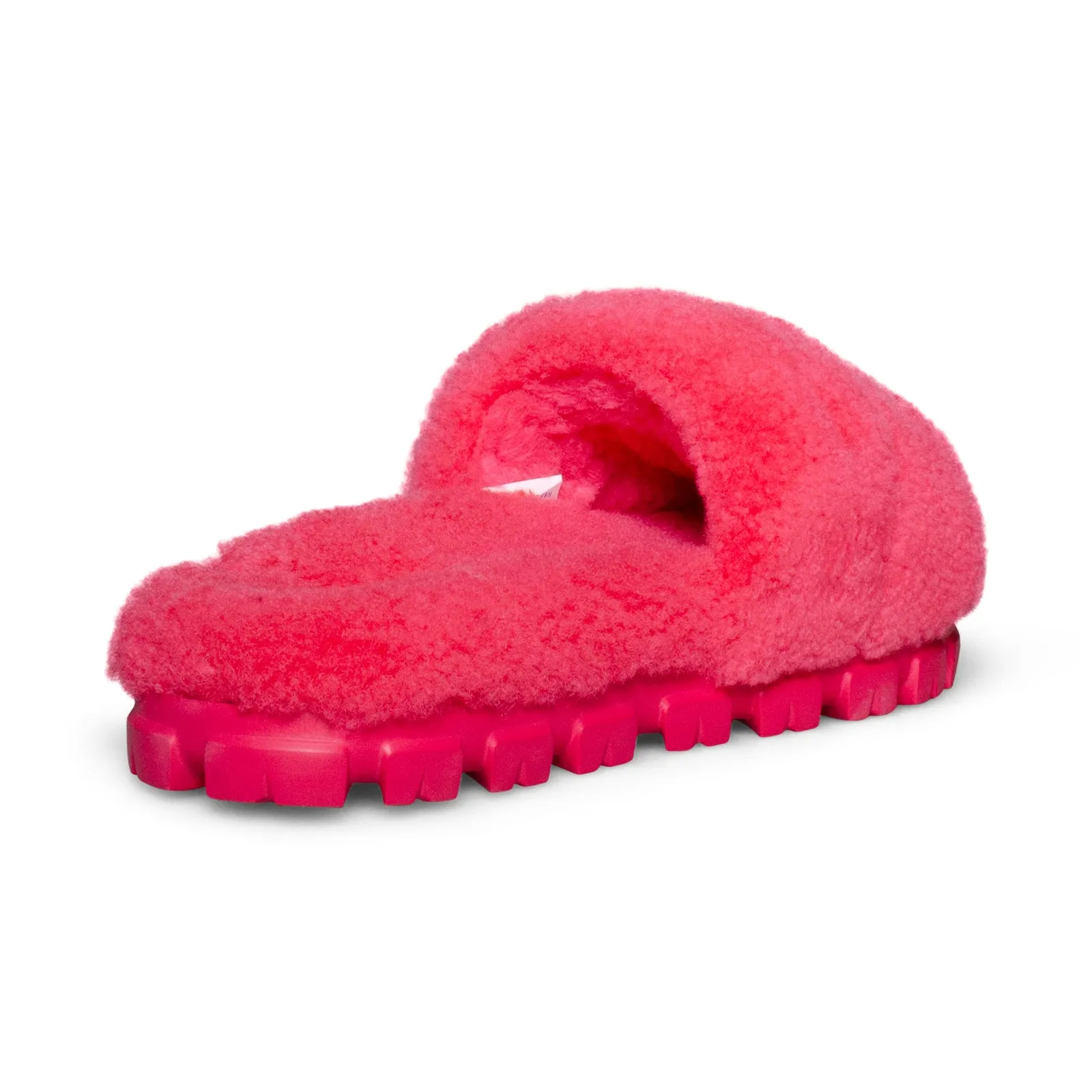 Cozetta Curly Pink Glow Slippers - Women's