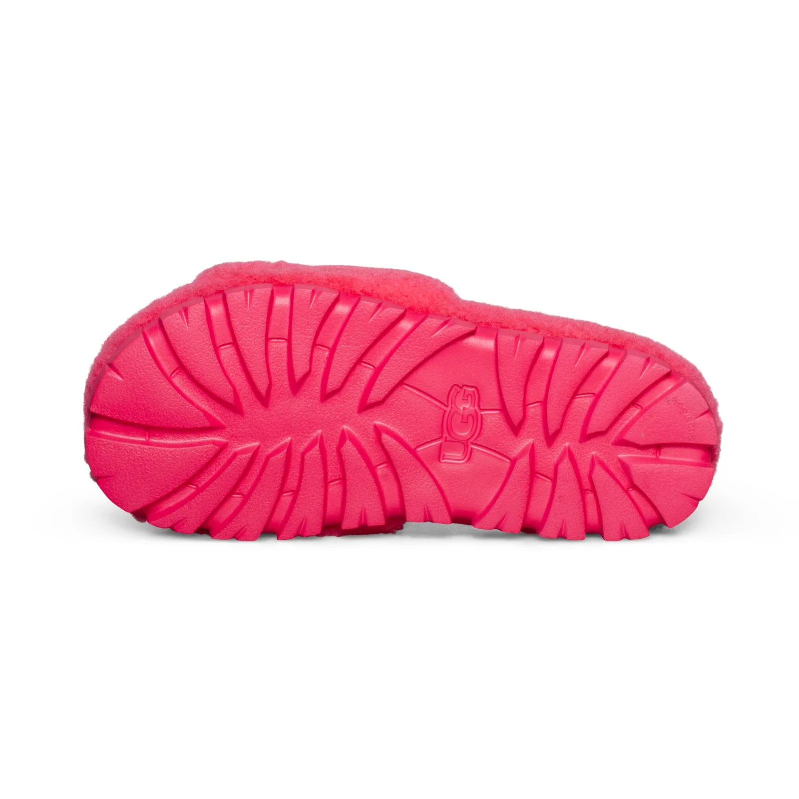 Cozetta Curly Pink Glow Slippers - Women's