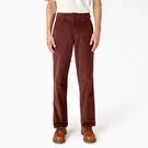 Dickies Flat Front Corduroy Pants Fired Brick - Shop Now