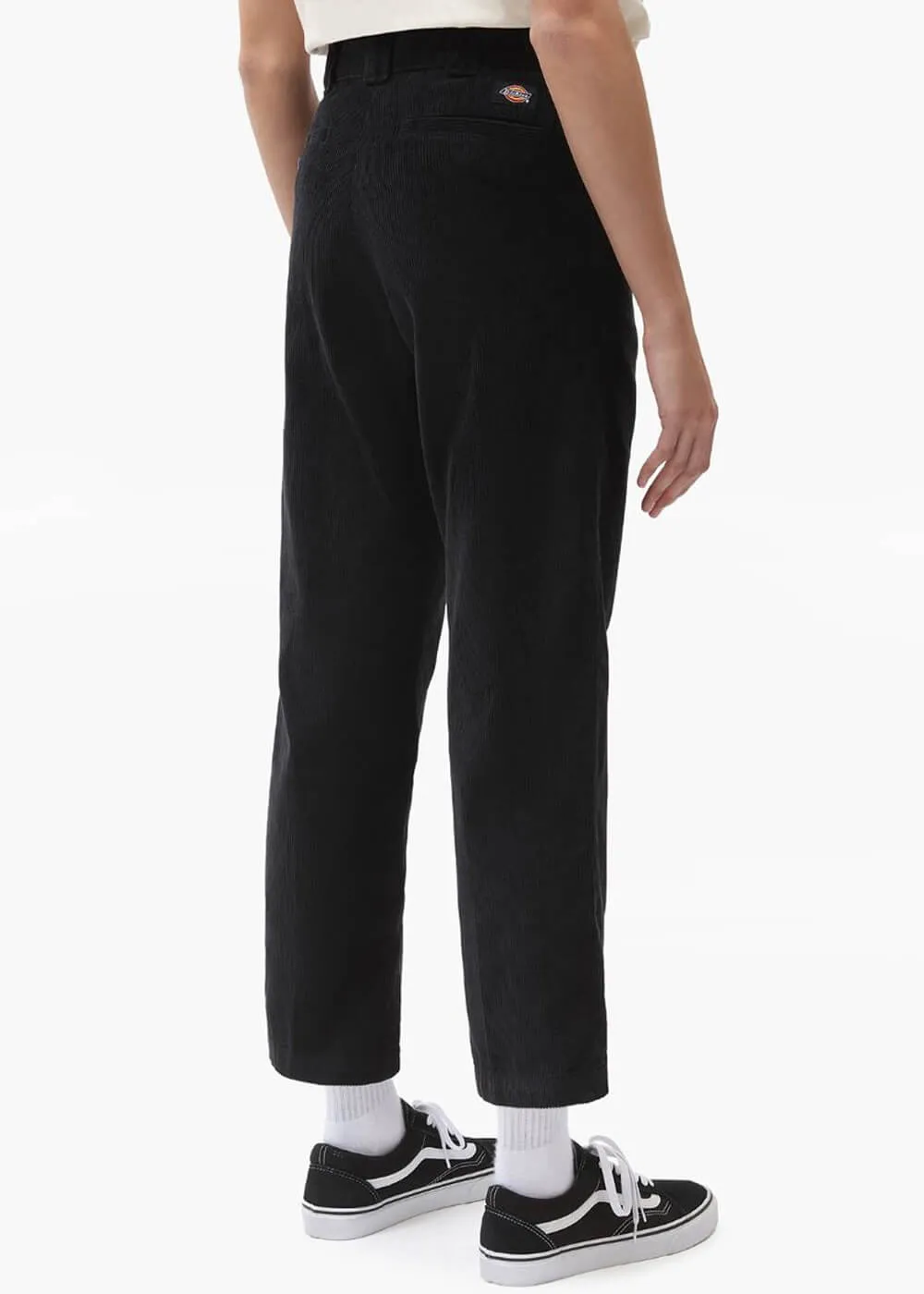 Dickies Women's 874 Crop Corduroy Pants - Black