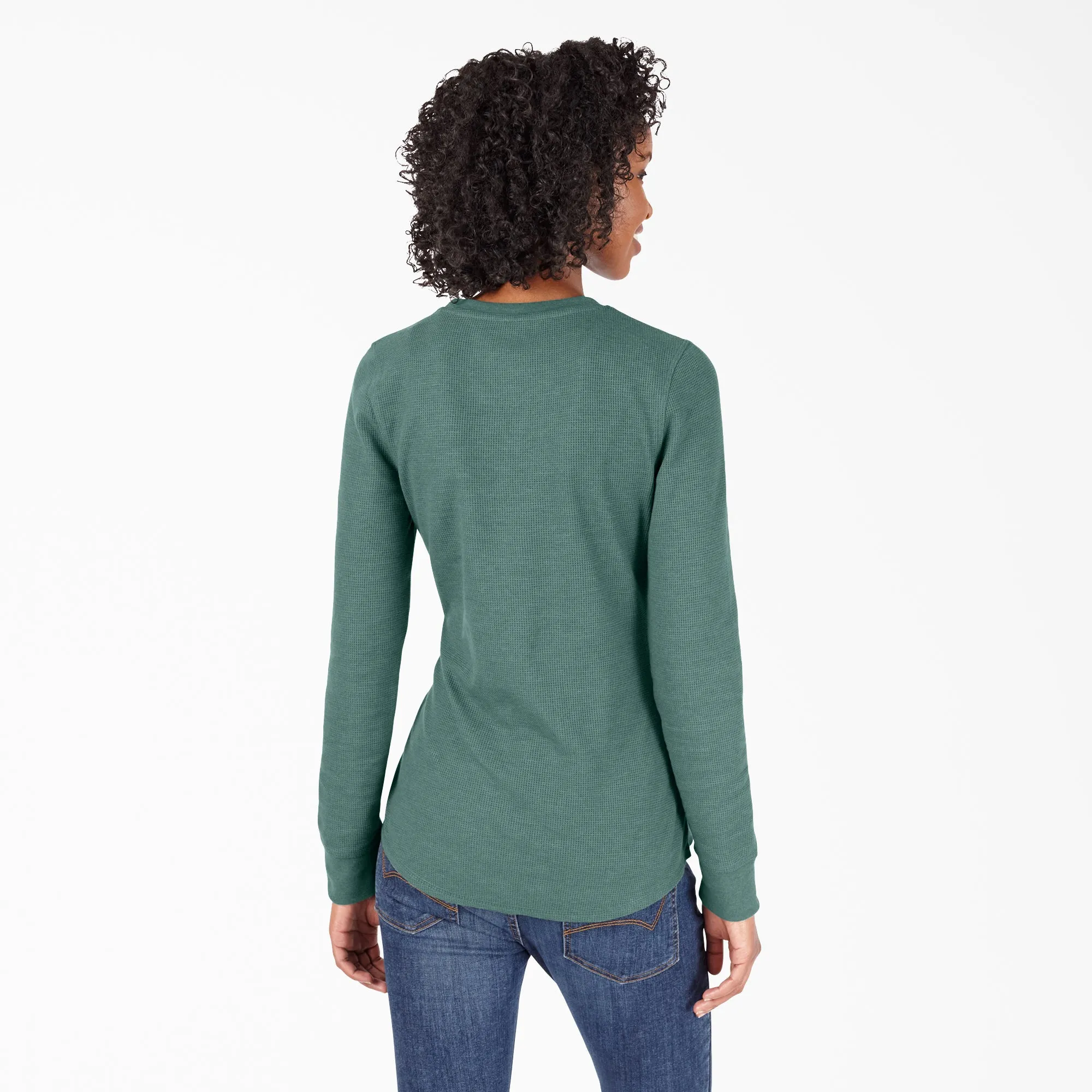 Dickies Women's Long Sleeve Crew Neck Thermal Shirt