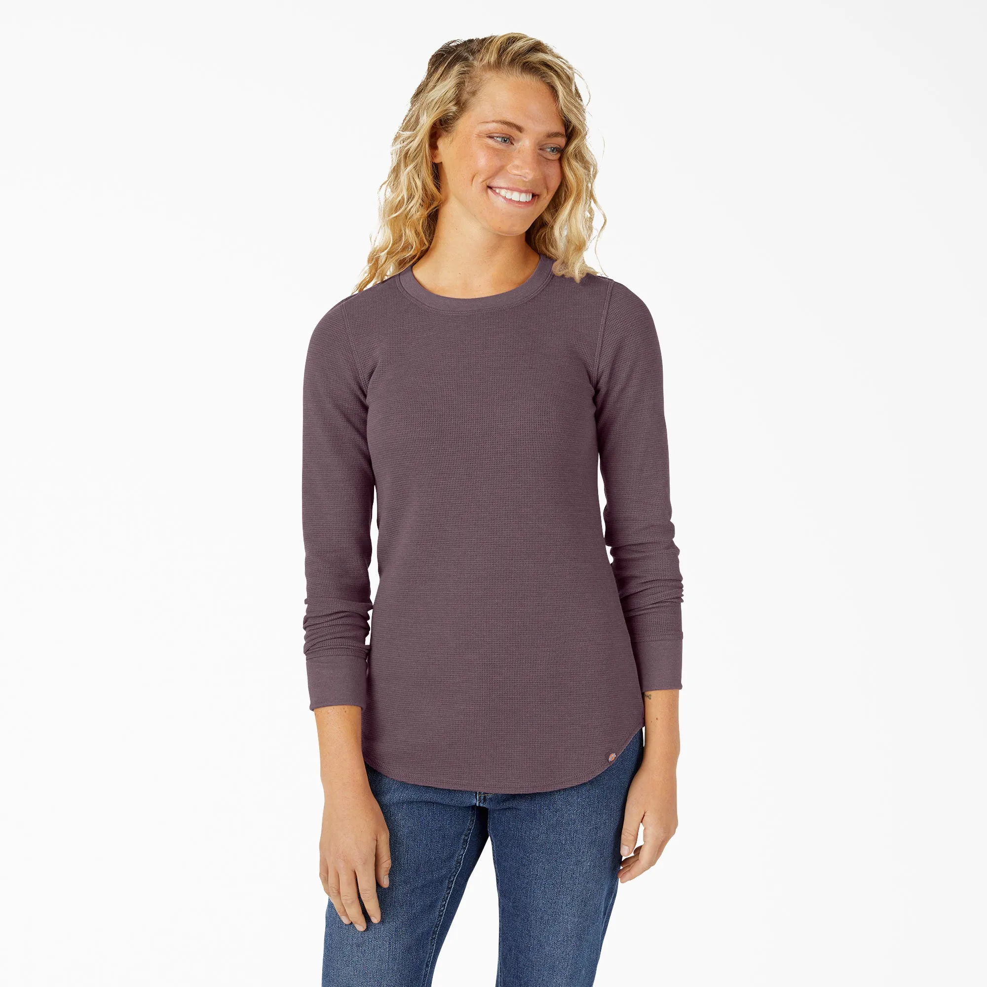 Dickies Women's Long Sleeve Crew Neck Thermal Shirt