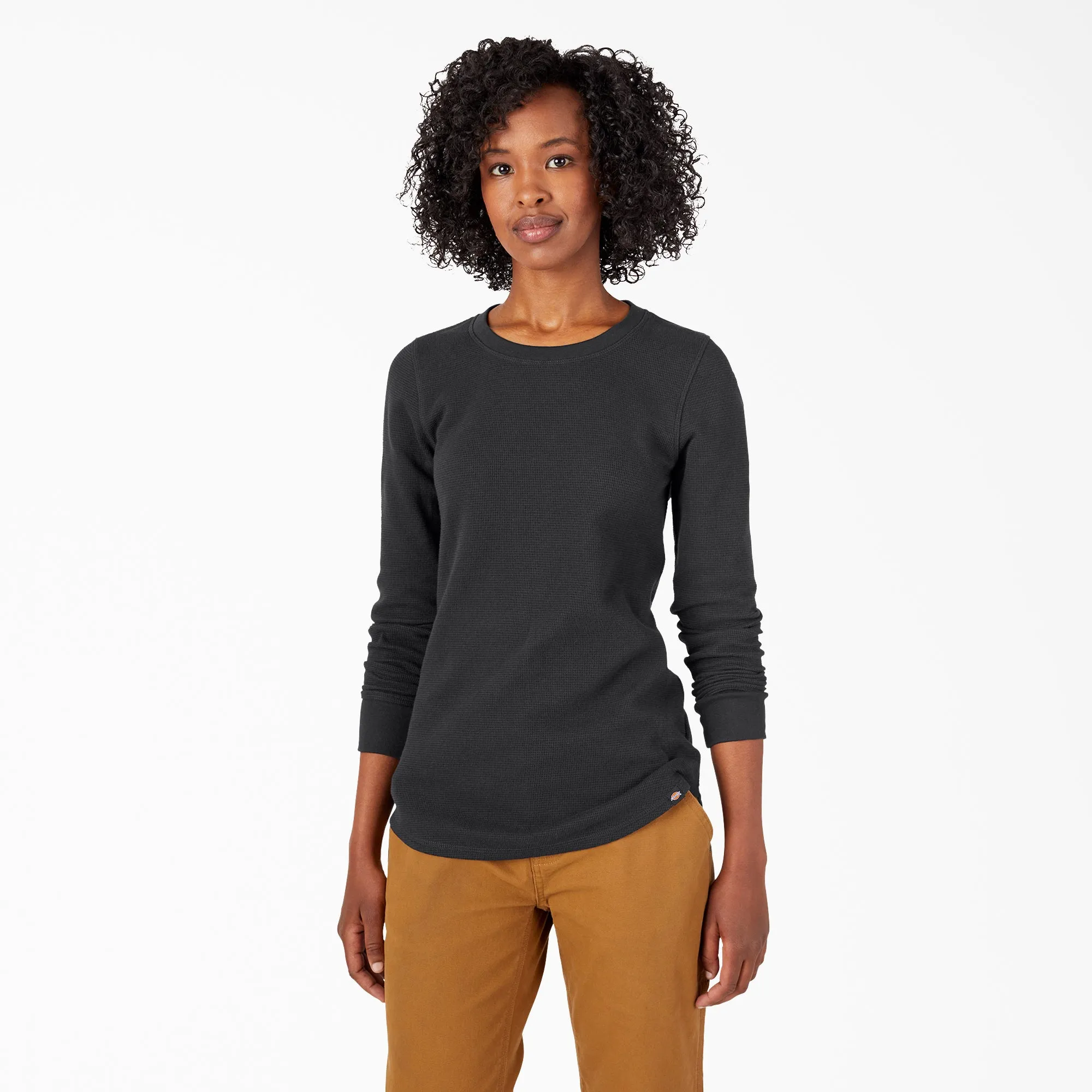 Dickies Women's Long Sleeve Crew Neck Thermal Shirt