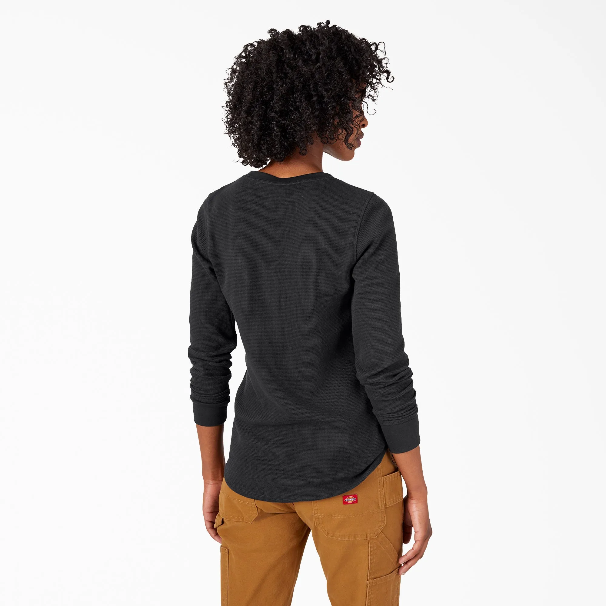 Dickies Women's Long Sleeve Crew Neck Thermal Shirt