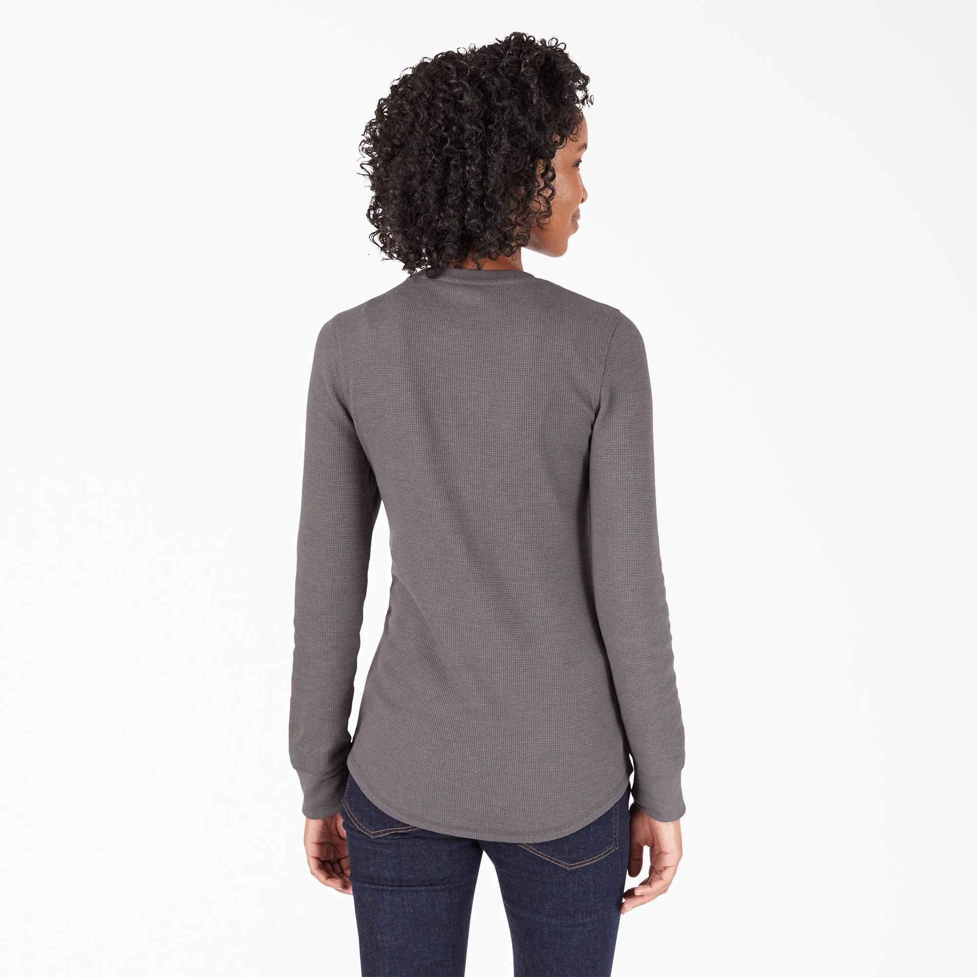 Dickies Women's Long Sleeve Crew Neck Thermal Shirt