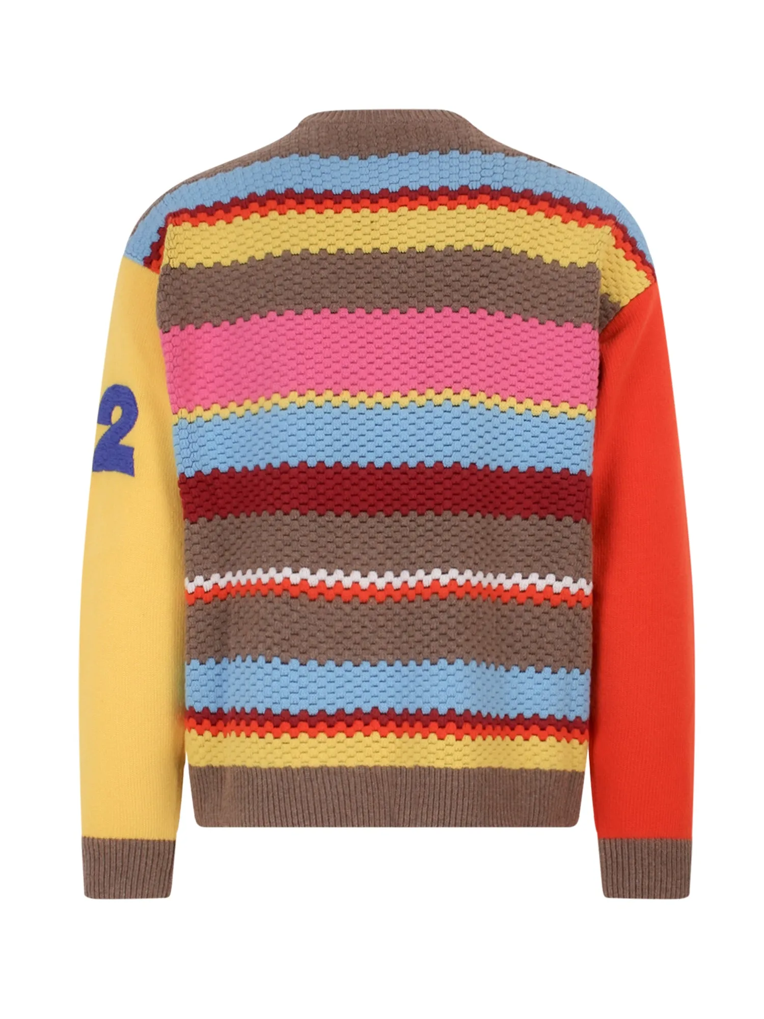 Dsquared2 Striped Knit Crewneck Sweater