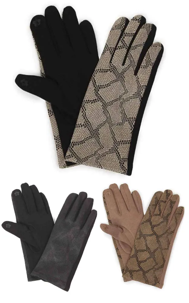 EAGL9762 Snake Pattern Gloves (12prs Pack)