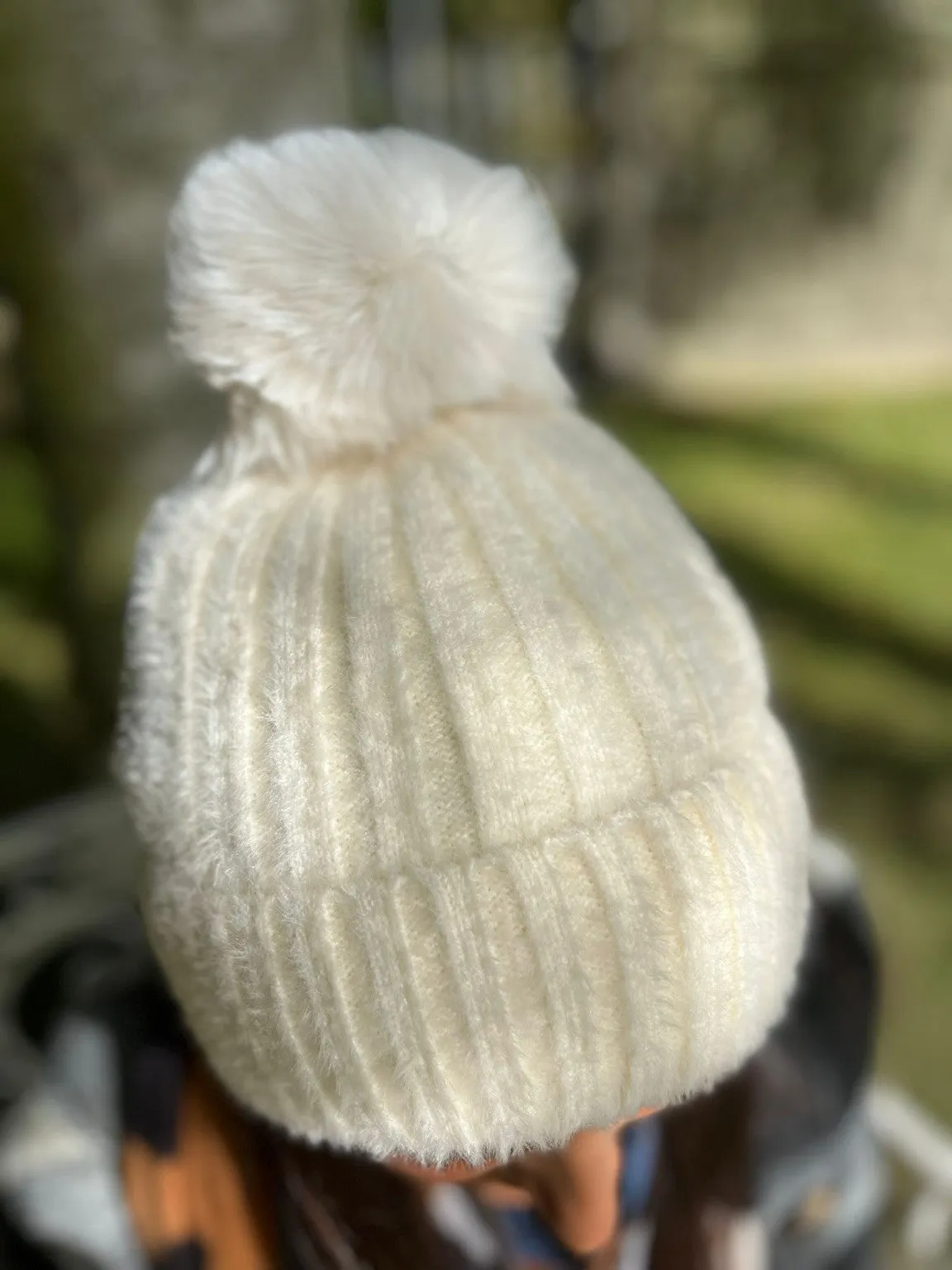 Elora Fluffy Knit Hat