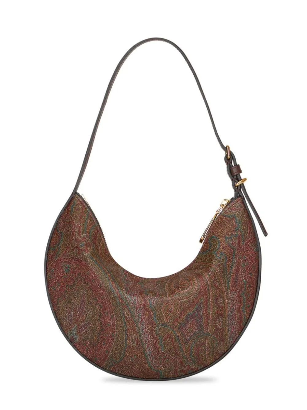 Etro Essential Hobo Shoulder Bag in Arnica/Marrone