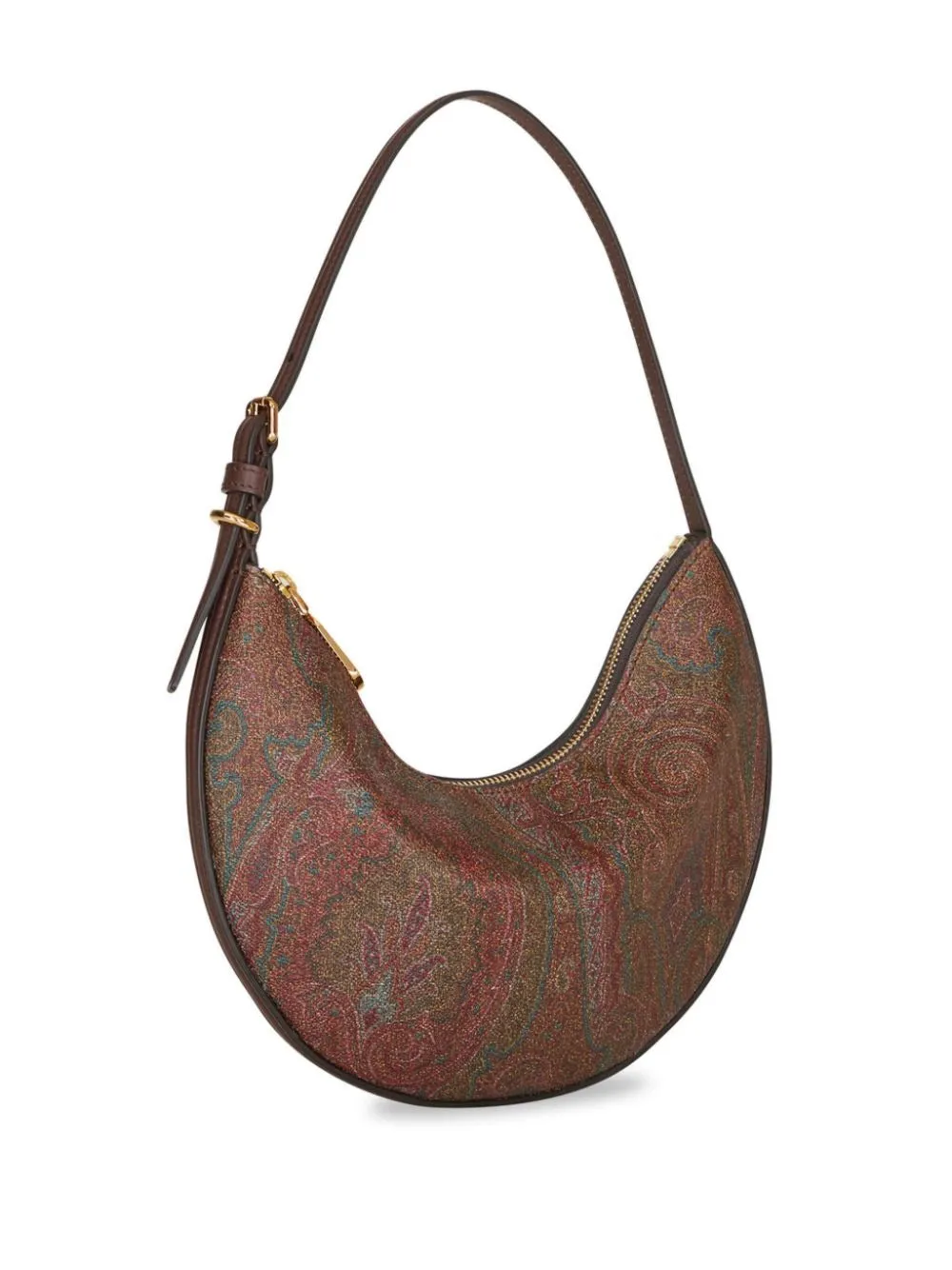 Etro Essential Hobo Shoulder Bag in Arnica/Marrone