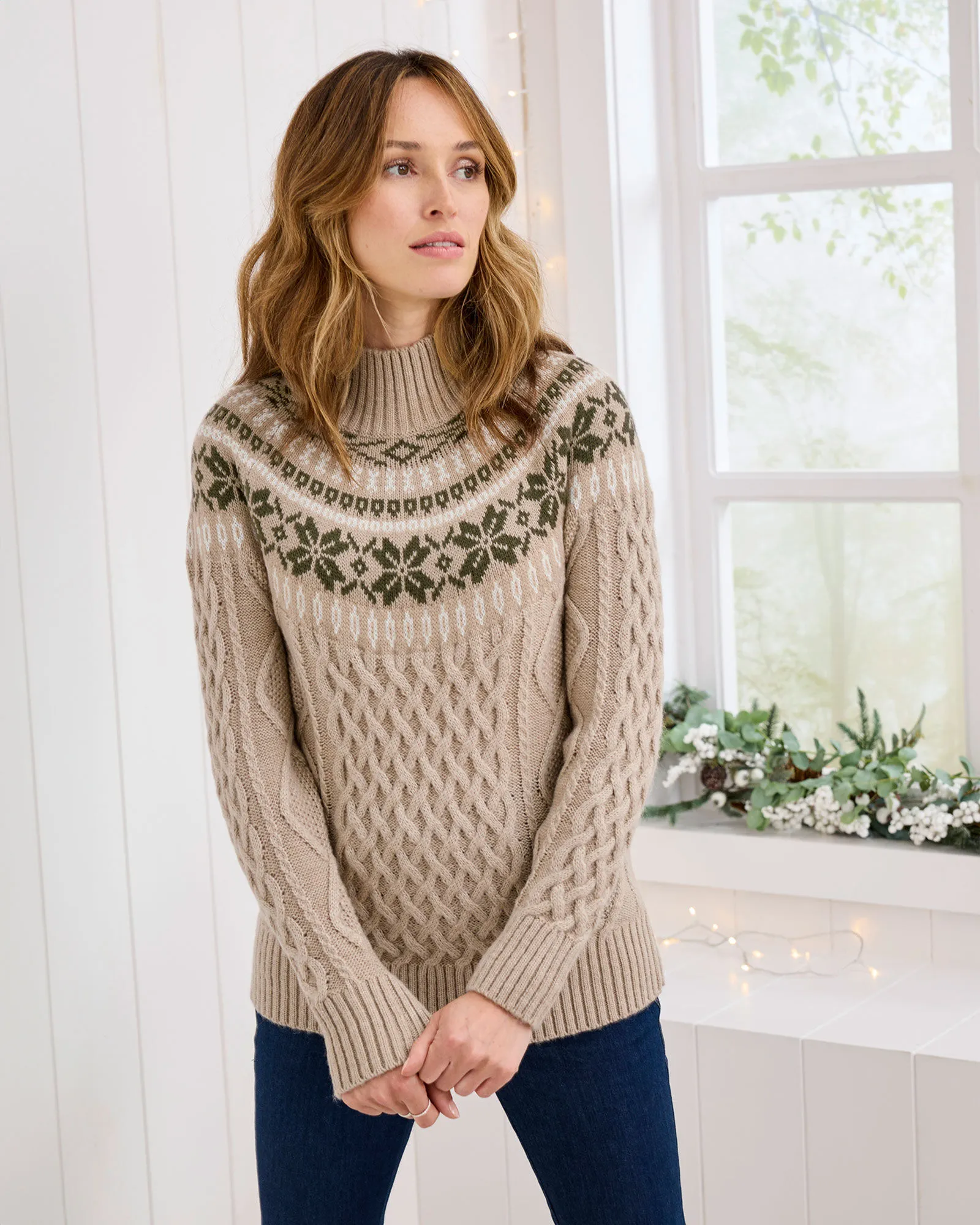 Fair Isle Turtleneck Jumper