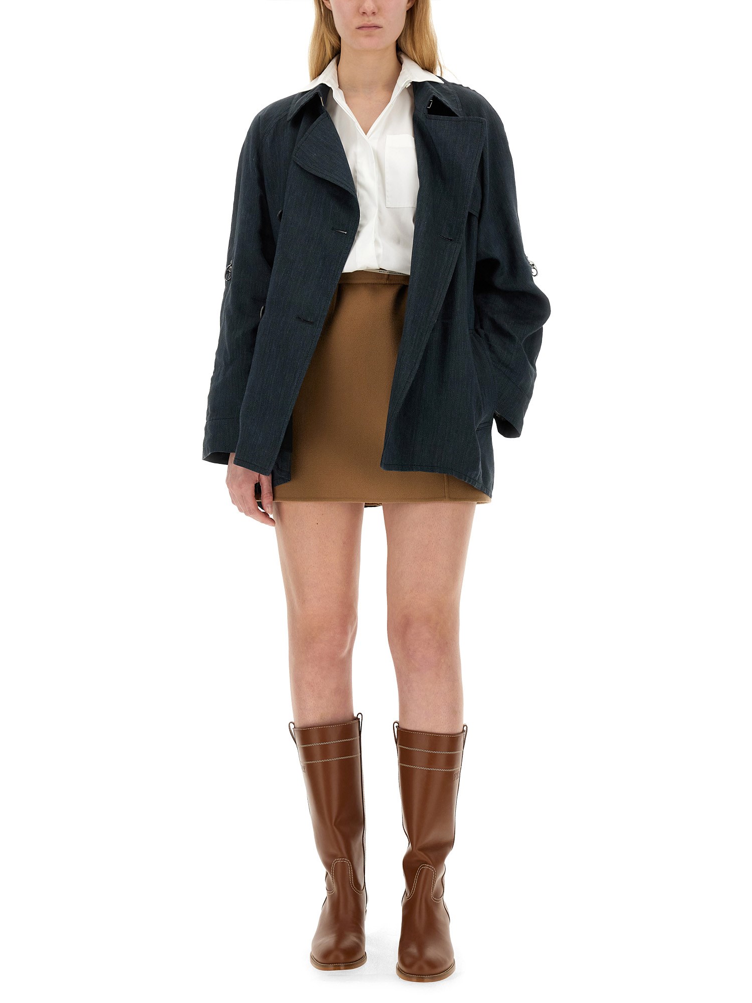 Fay Short Trench Coat