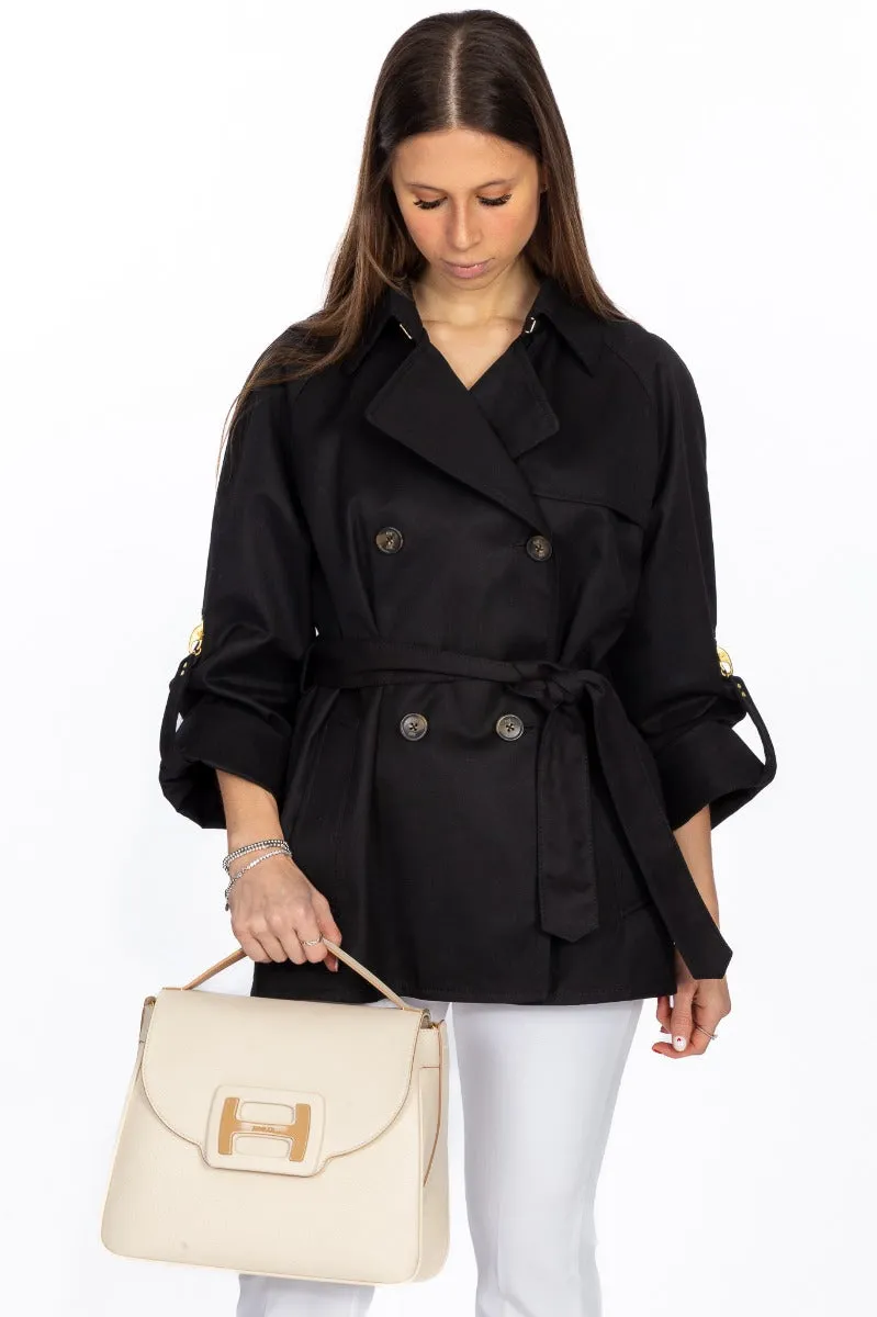 Fay Trench City Nero Donna  -> Trench City Nero Donna