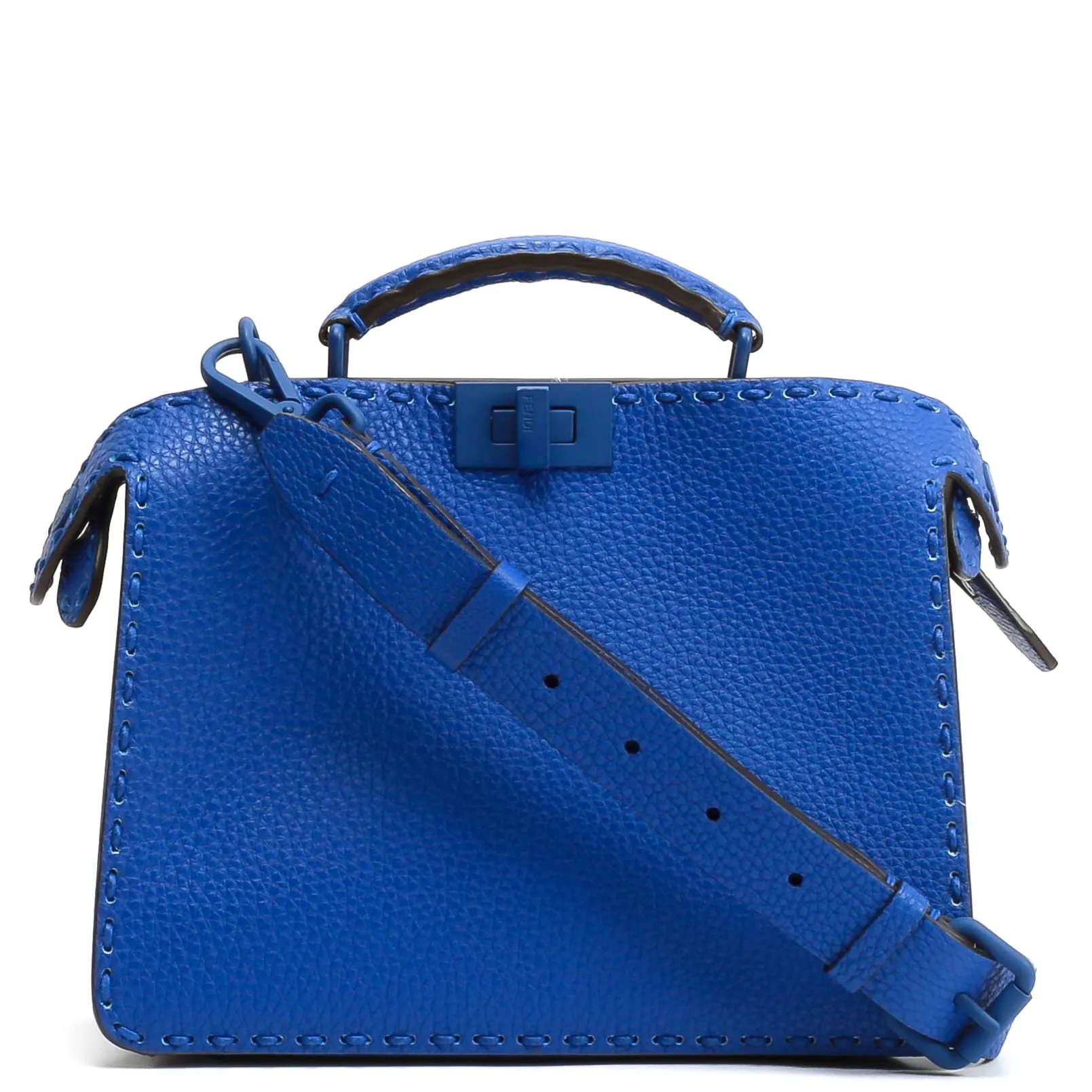 FENDI Peekaboo ISeeU Mini-Blue