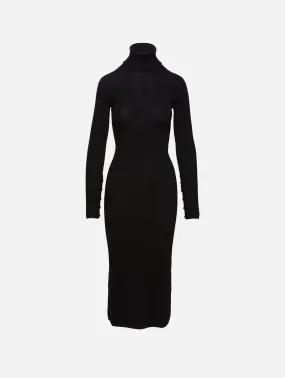 Fine Rib Wool Dress - Buy Online Now