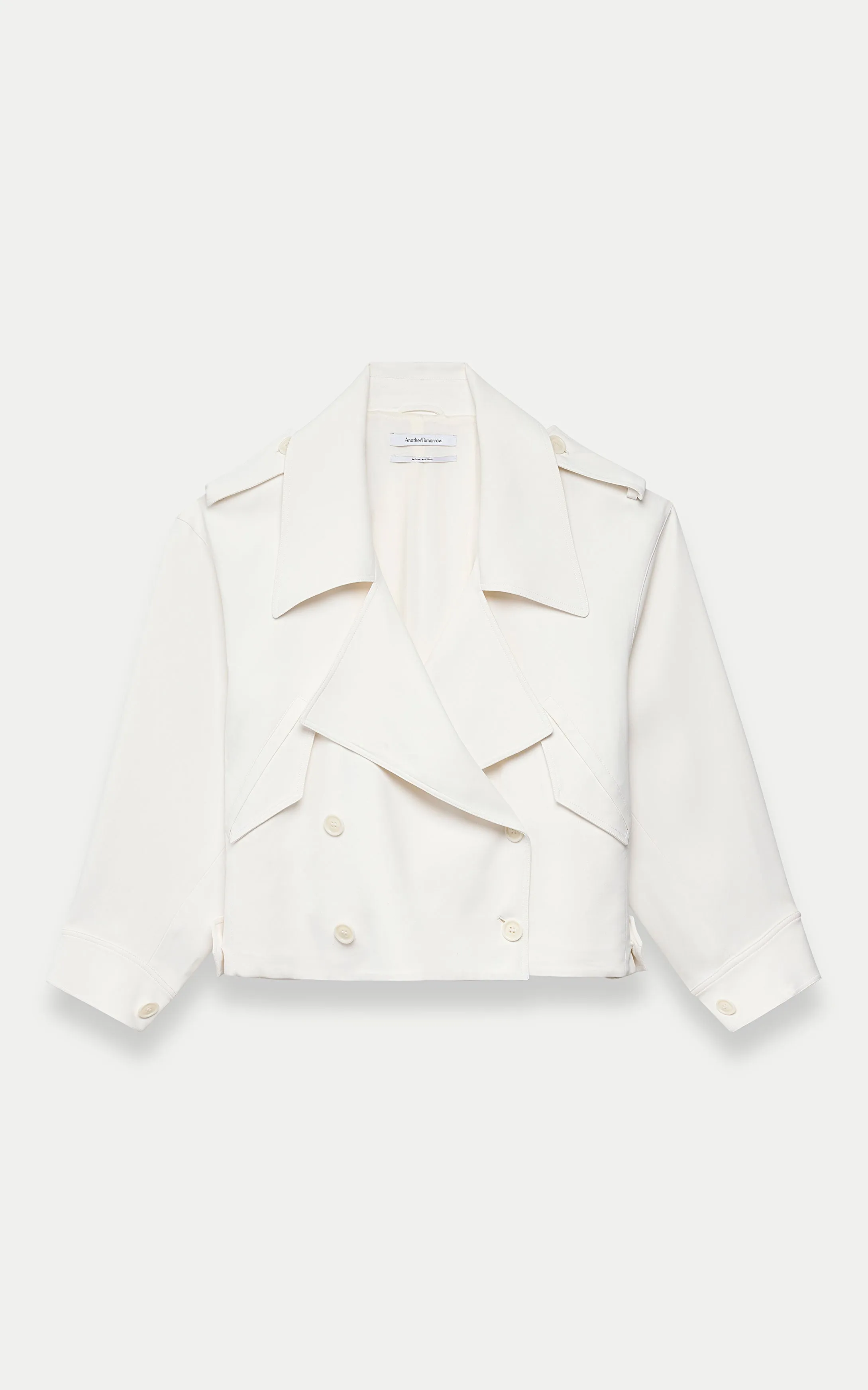 Fluid Cropped Trench - Search Result: Stylish and Versatile Women's Trench Coat