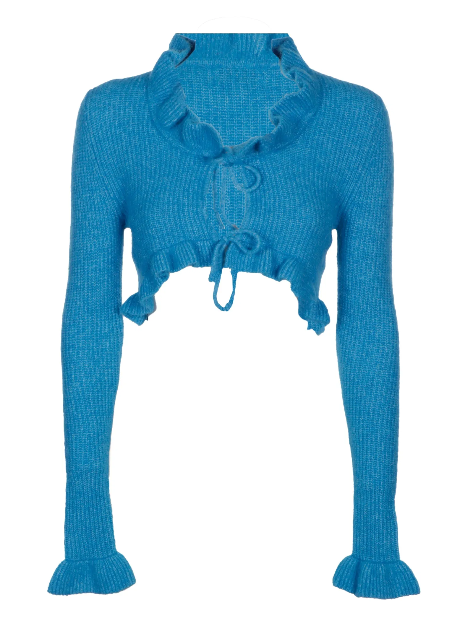 Ganni Ruffle Cardigan