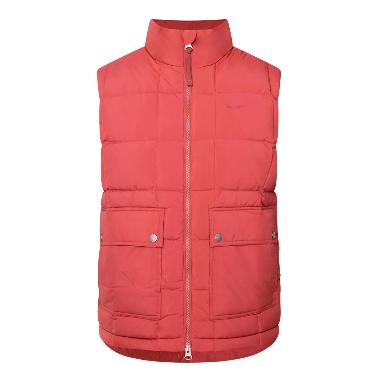 GANT Mid Quilted Down Vest - Red