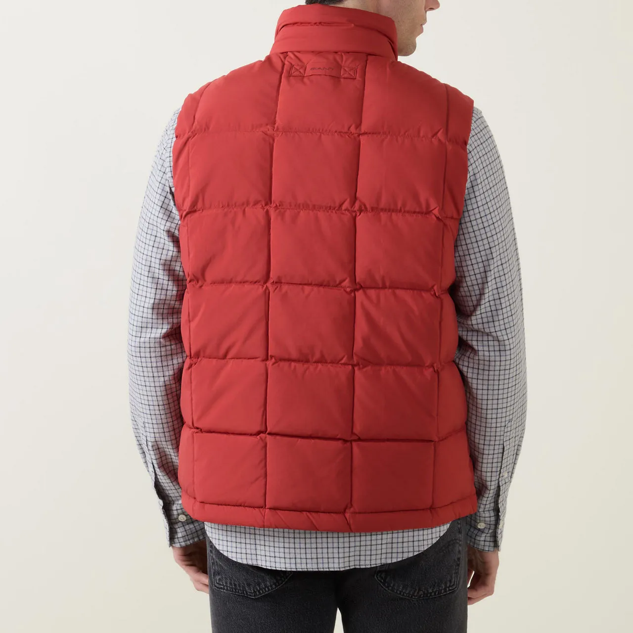 GANT Mid Quilted Down Vest - Red