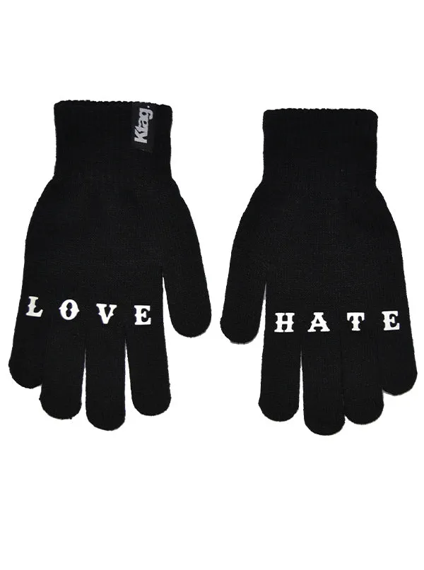 Gender-neutral Love Hate Gloves