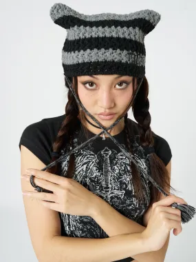 Greta Stripes Knit Hat