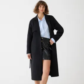 Harriet trench coat in double-faced blend