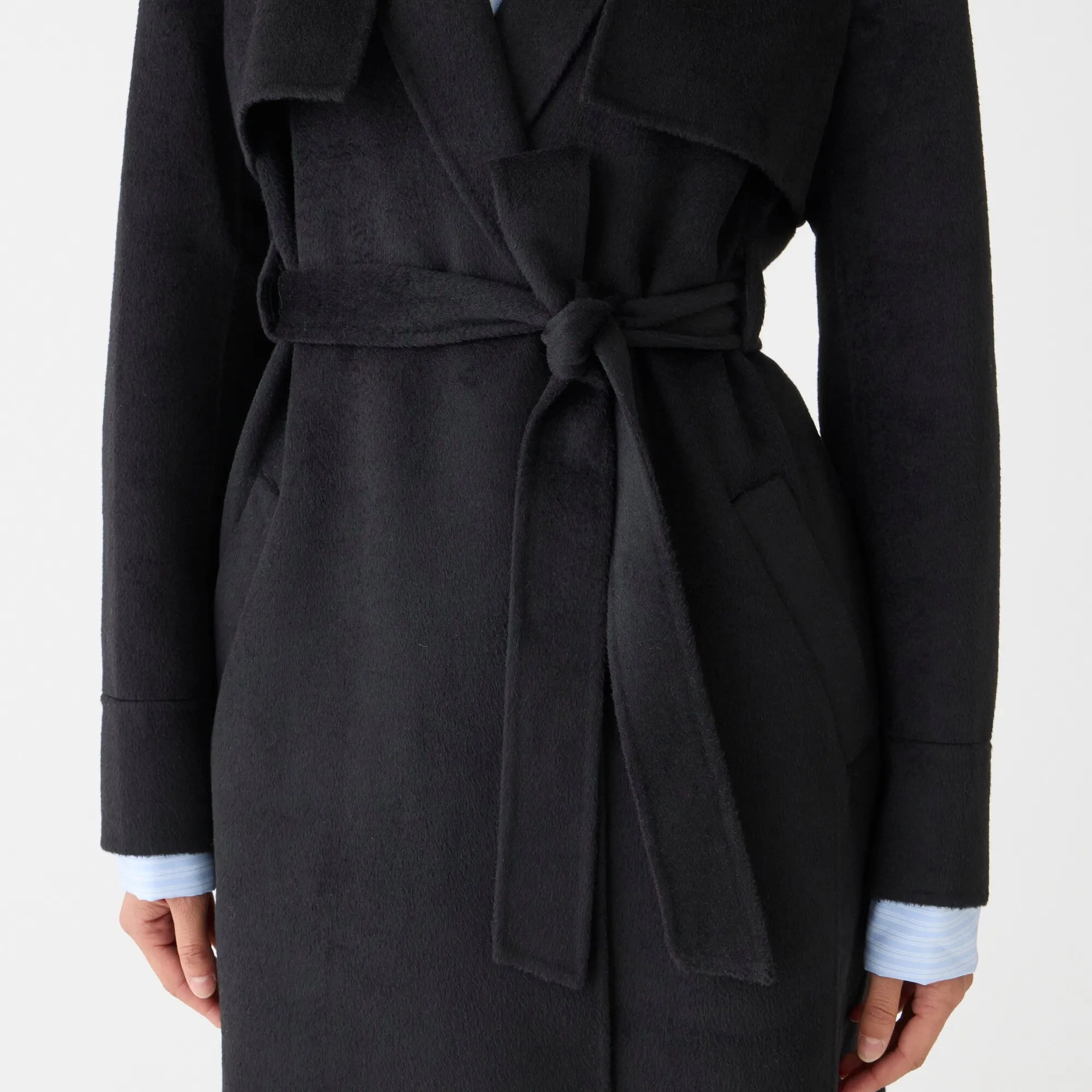 Harriet trench coat in double-faced blend