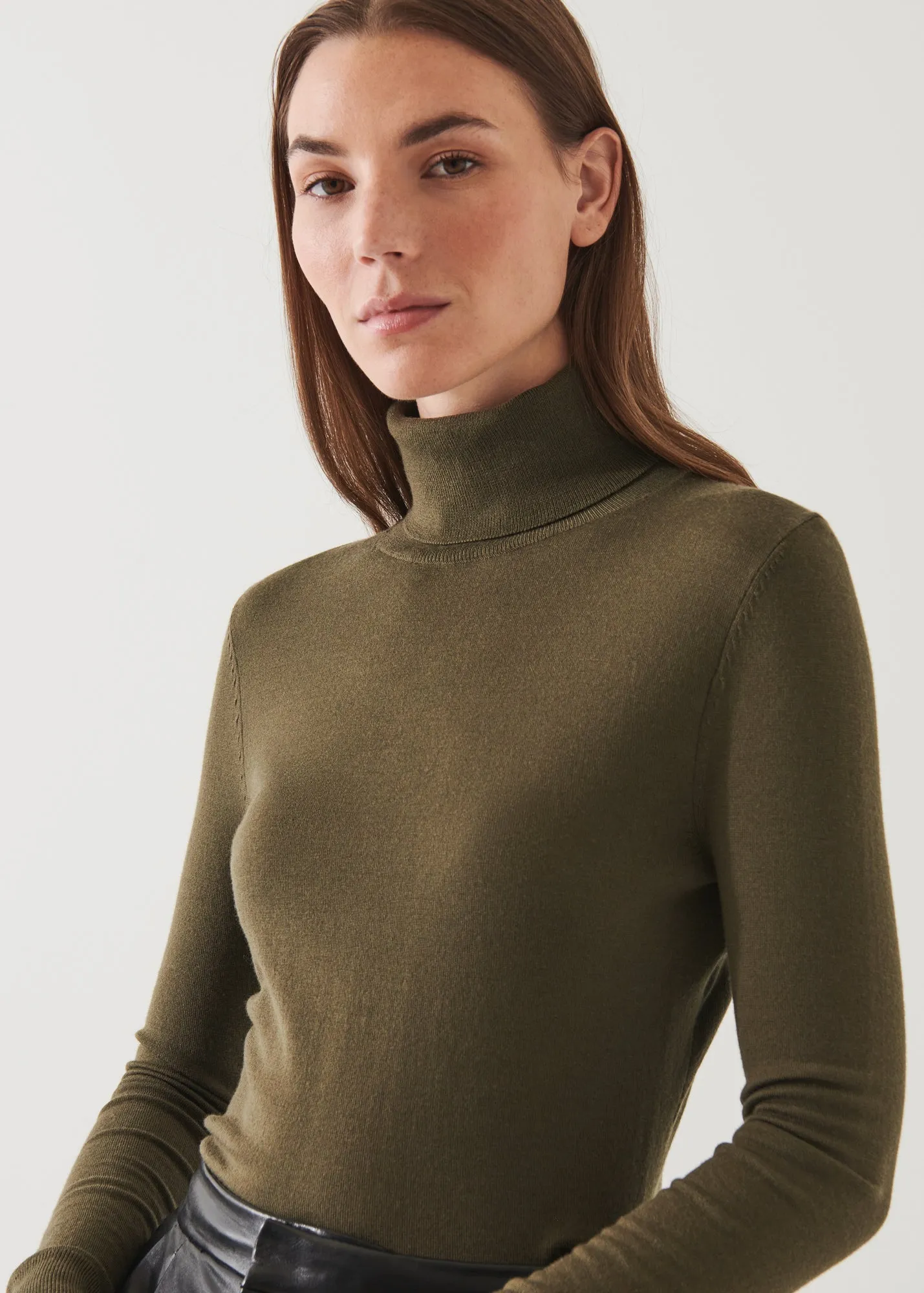 High-Quality Merino Wool Turtleneck