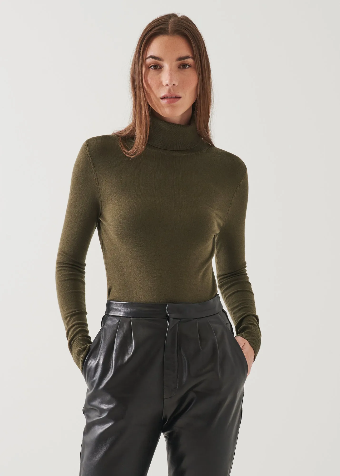 High-Quality Merino Wool Turtleneck