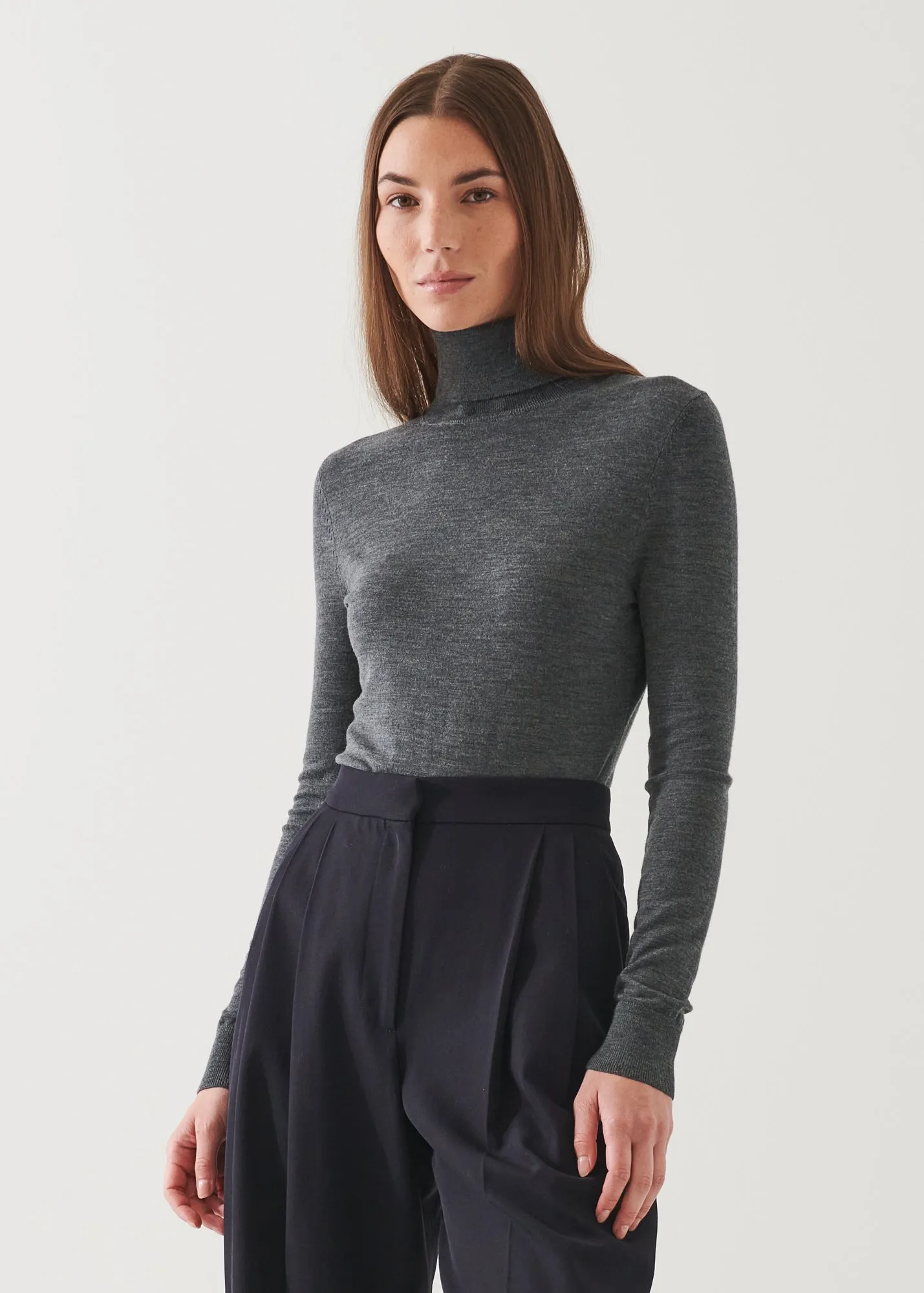 High-Quality Merino Wool Turtleneck