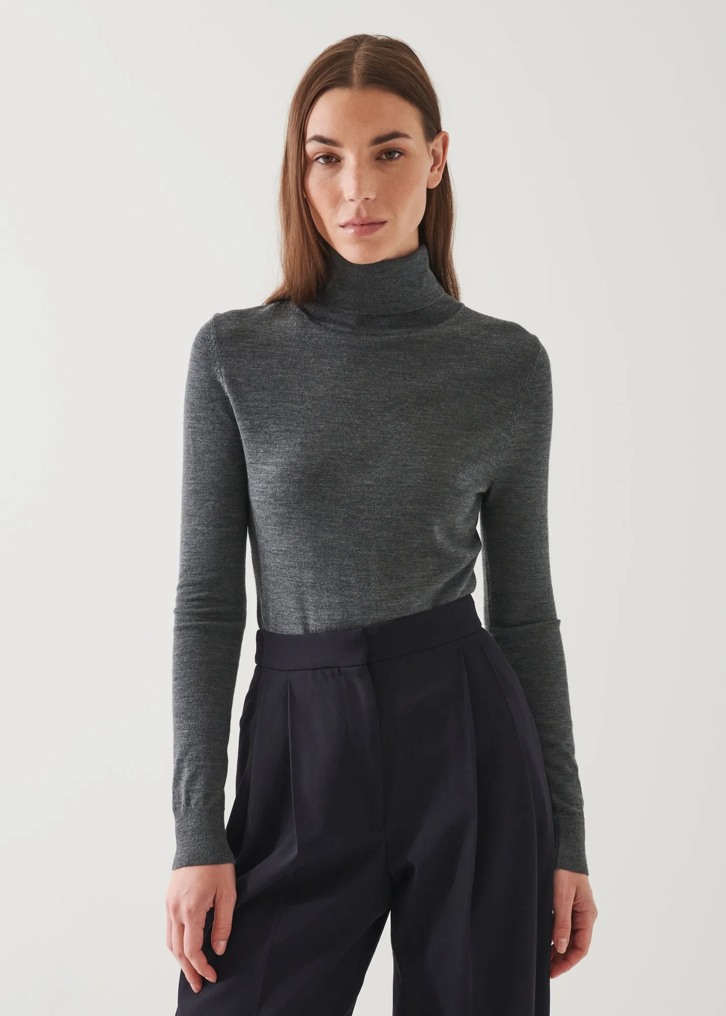 High-Quality Merino Wool Turtleneck