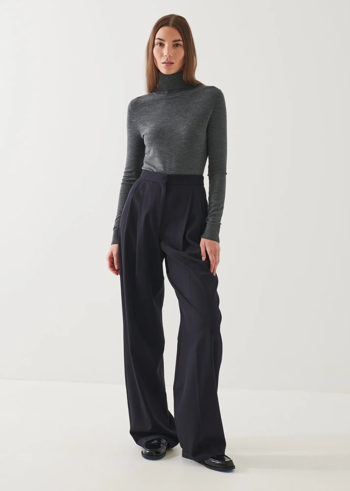 High-Quality Merino Wool Turtleneck