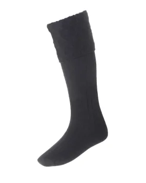 House Of Cheviot Lewis Range - Charcoal socks