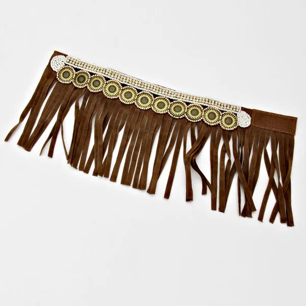 iLLASPARKZ Suede Fringe Anklet - 1 Pair