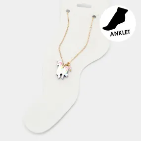 iLLASPARKZ Watercolor Wood Unicorn Anklet - Buy Online Now