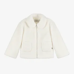 Ivory Teddy Fleece Jacket