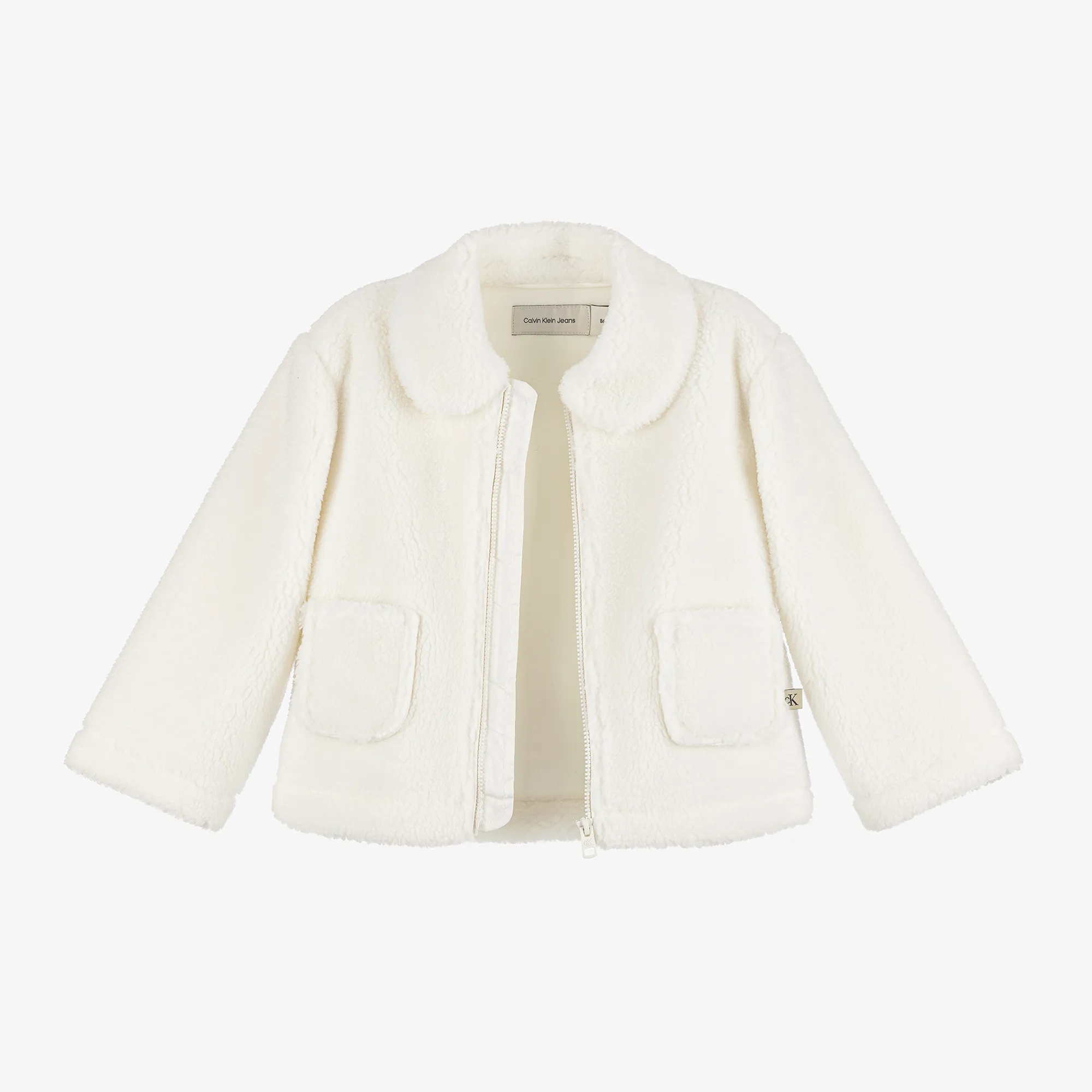 Ivory Teddy Fleece Jacket