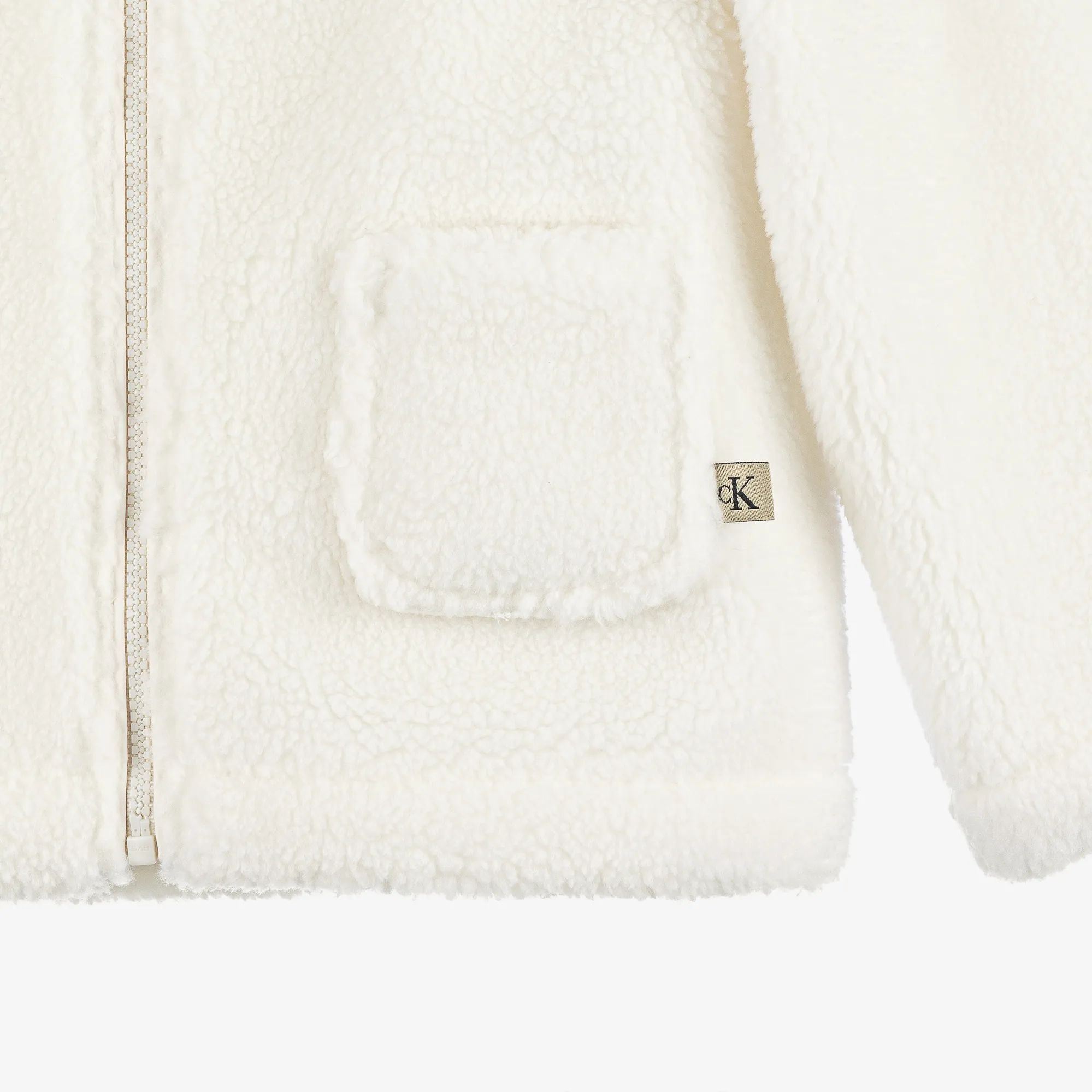 Ivory Teddy Fleece Jacket