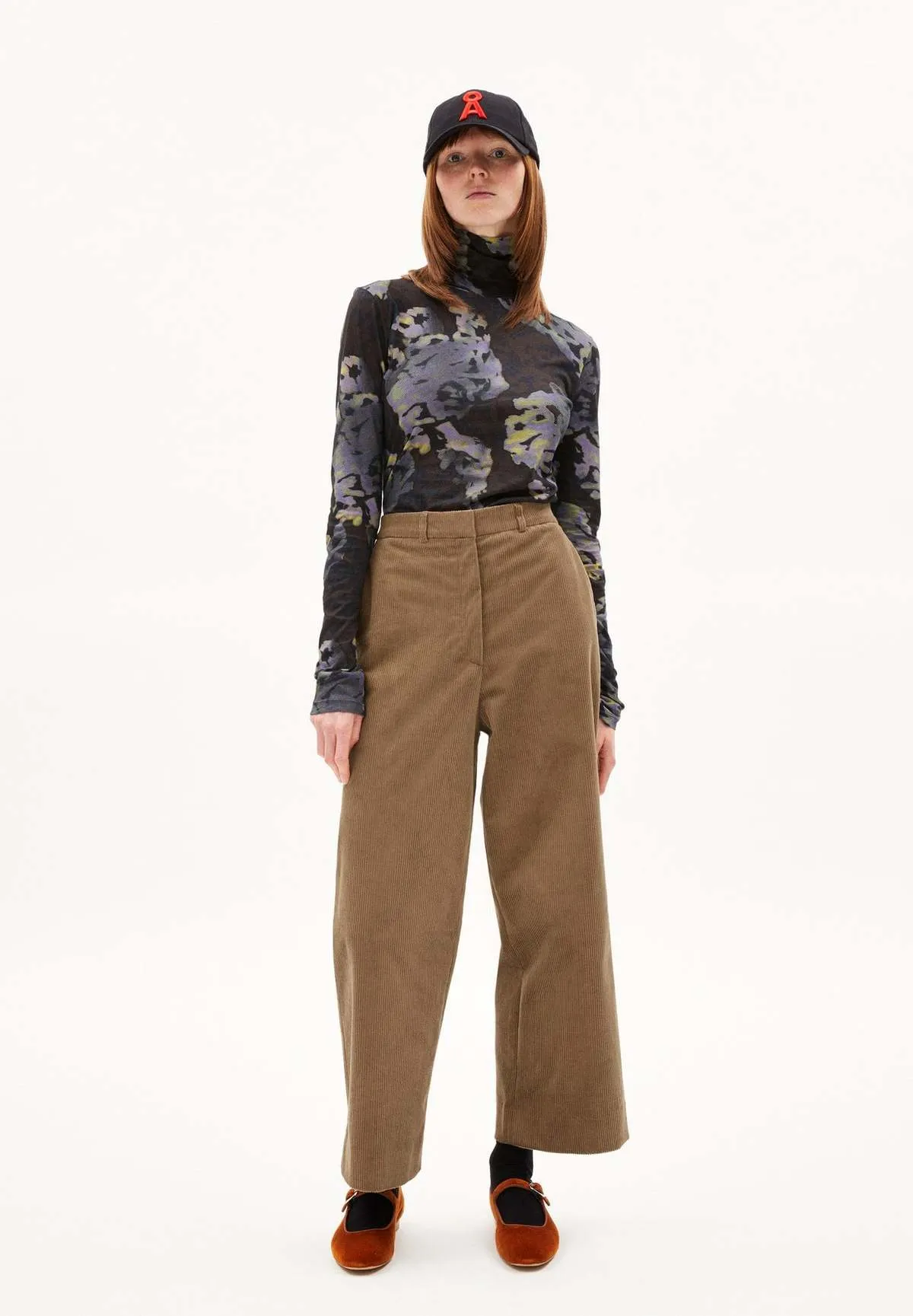 Jaalma Corduroy Pants - Dark Sand Stone