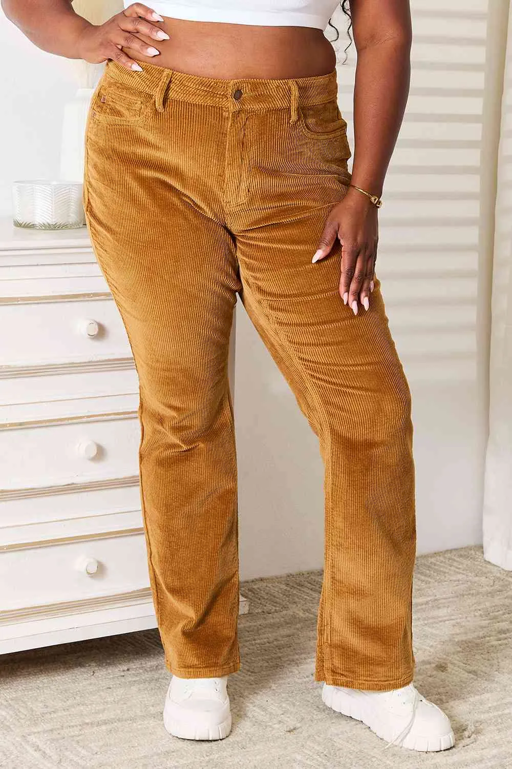 Judy Blue Corduroy Pants Mid Rise