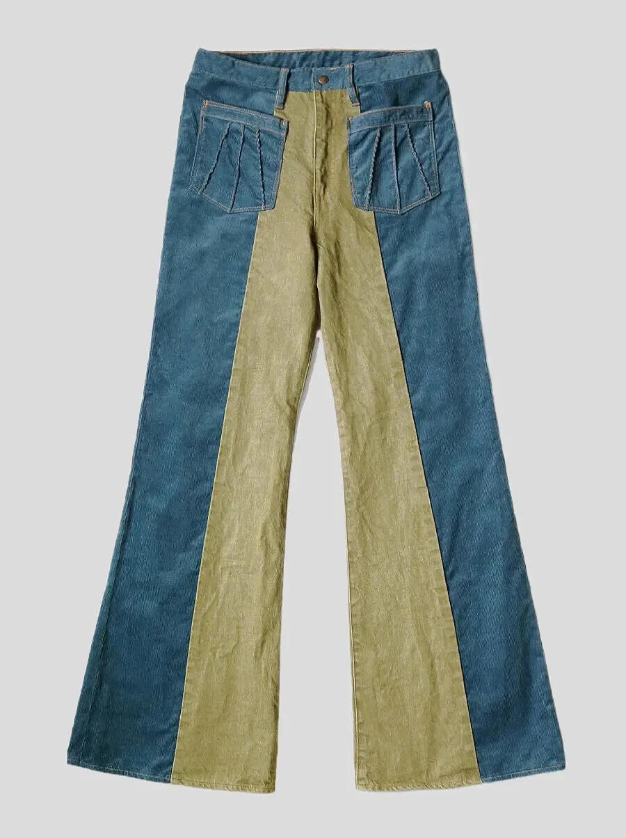 Kapital Corduroy Denim Gypsy Pants - 2TONE Flare - Shop Now