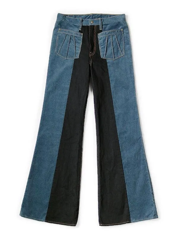 Kapital Corduroy Denim Gypsy Pants - 2TONE Flare - Shop Now