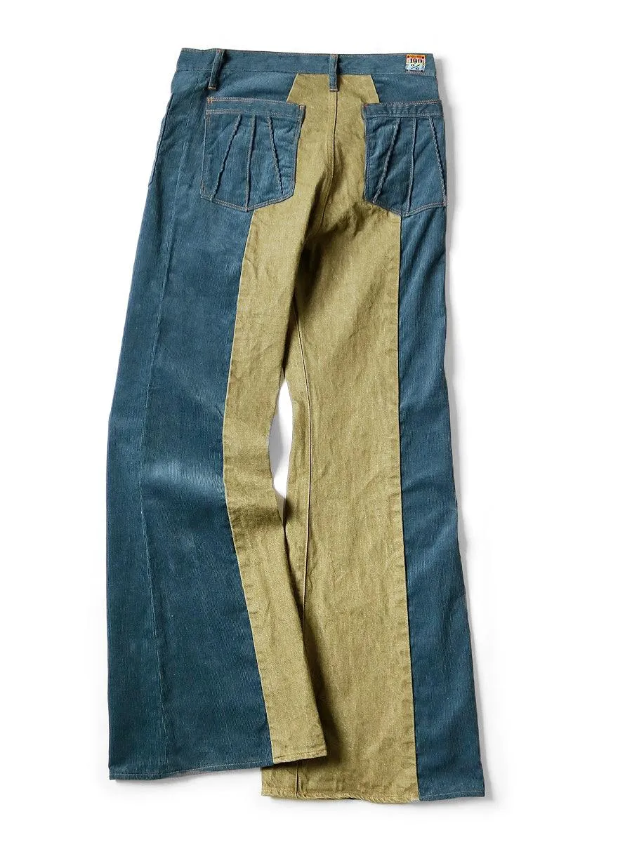 Kapital Corduroy Denim Gypsy Pants - 2TONE Flare - Shop Now