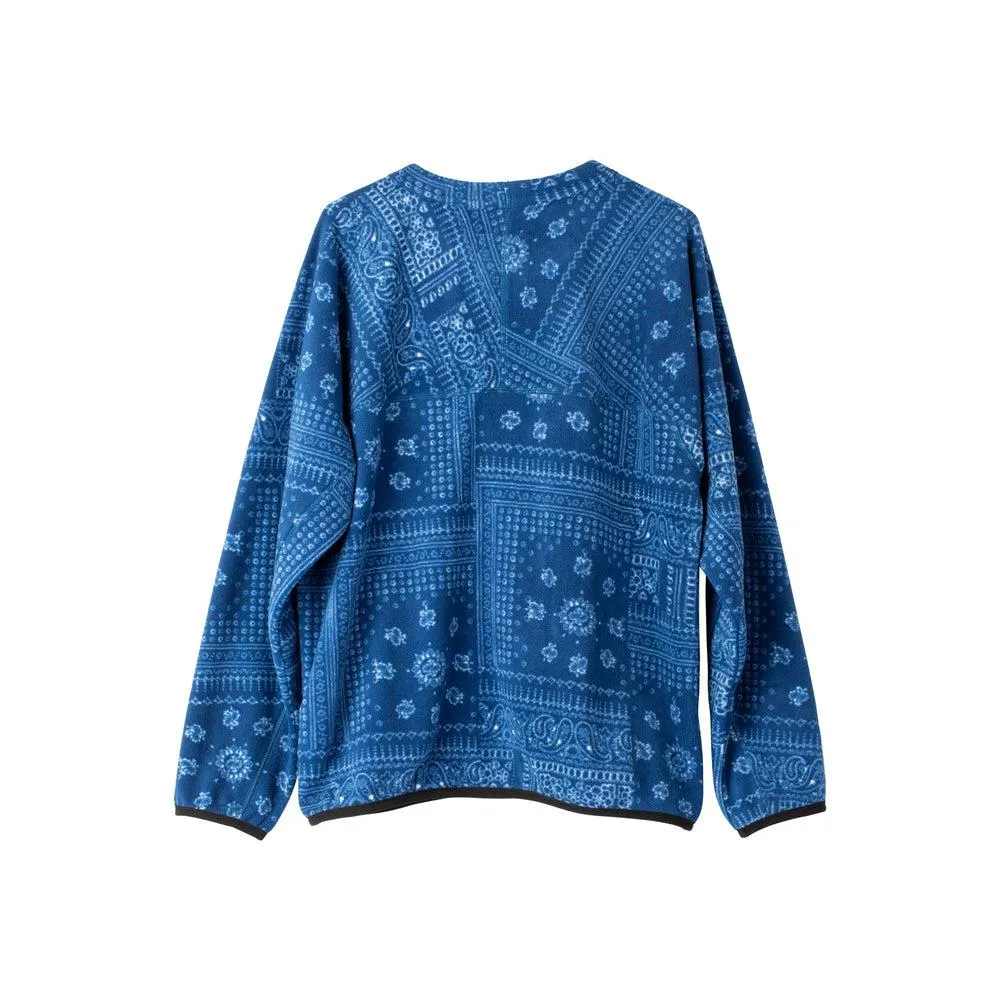 Kavu Blue Bandana Crewneck Fleece