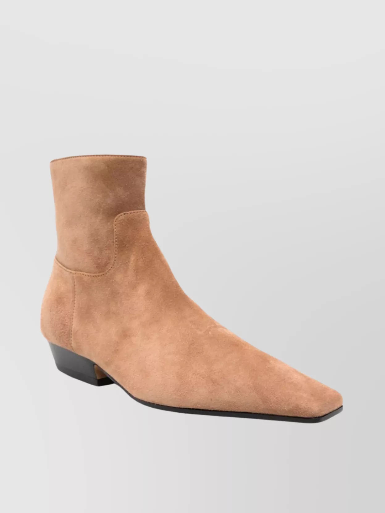 Khaite   Apollo suede leather boots