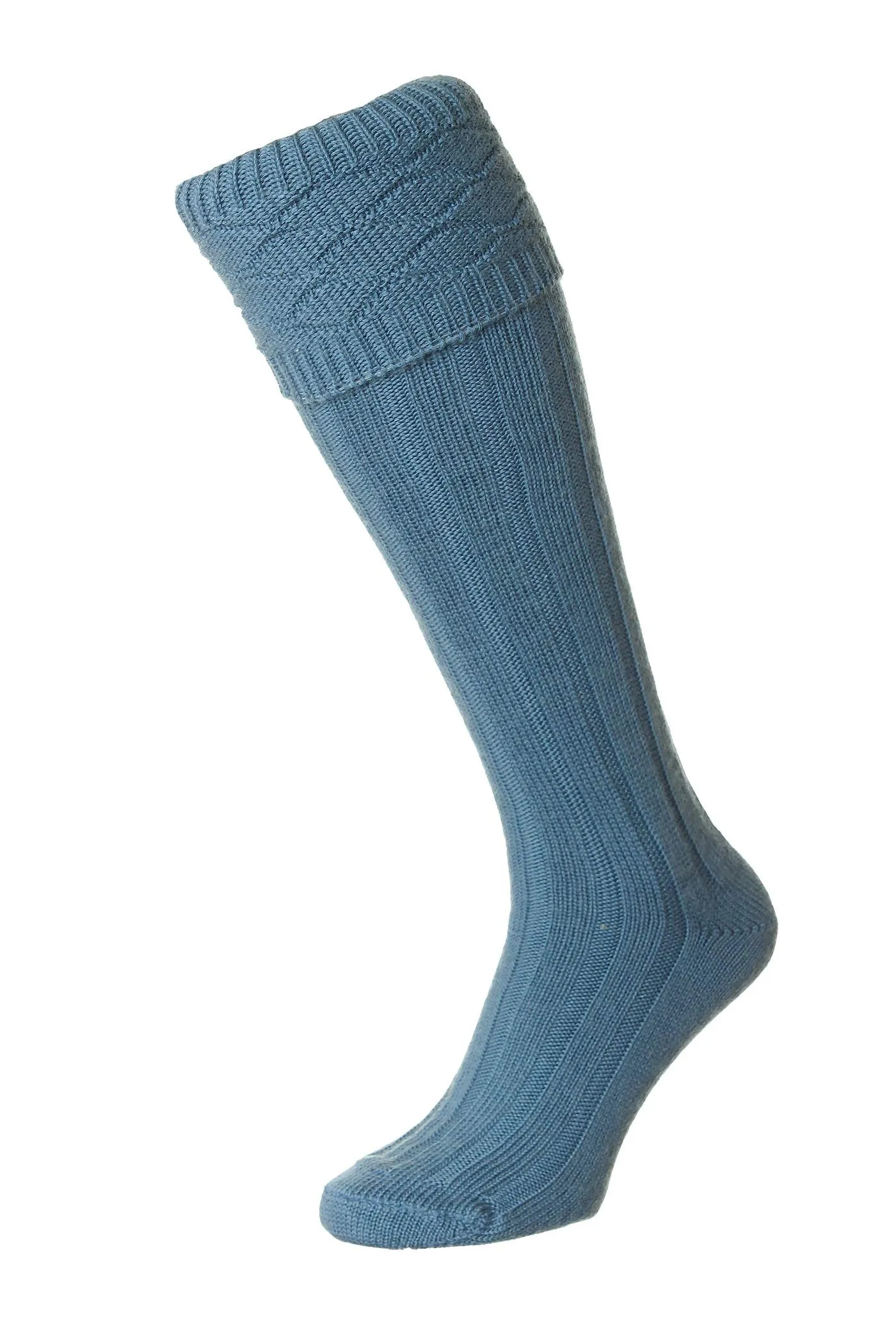 Kilt socks - Lovat Blue: Shop now for the best quality kilt socks in Lovat Blue.