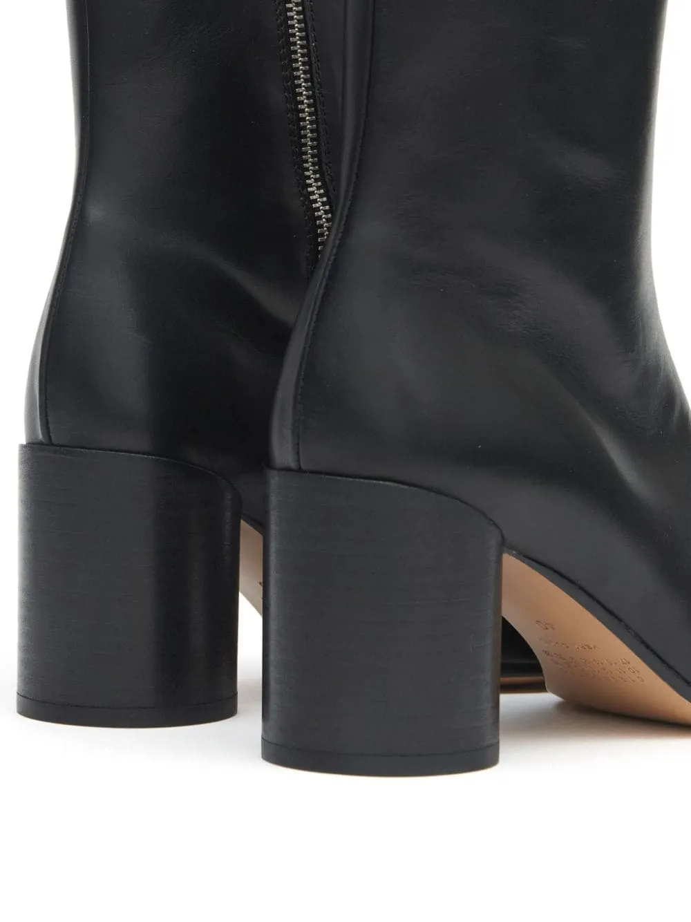 LEATHER ANKLE BOOTS